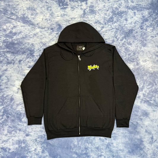 Grafitti Zip Up - black