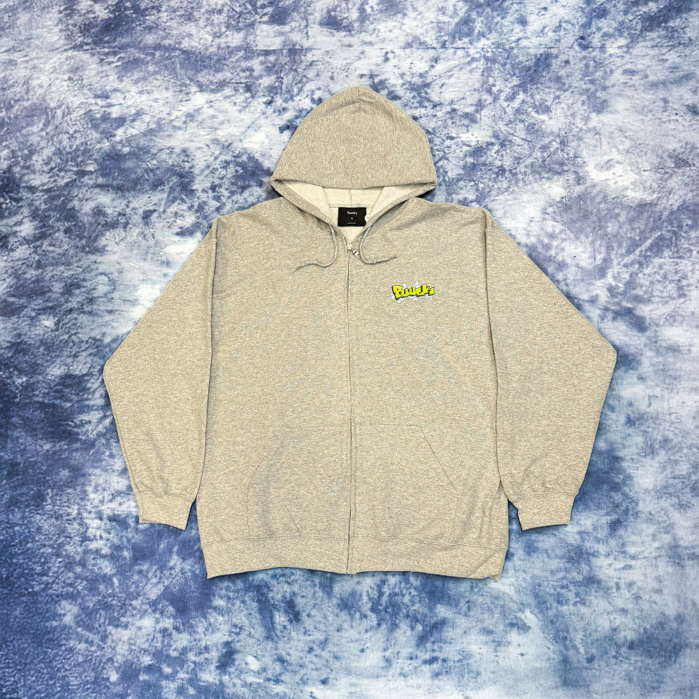 Grafitti Zip Up - grey